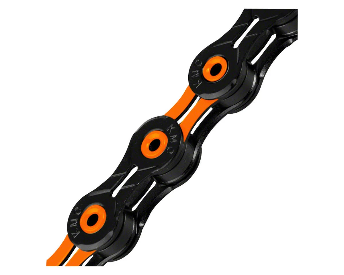 KMC DLC 11 Chain (Black/Orange) (11 Speed) (116 Links)